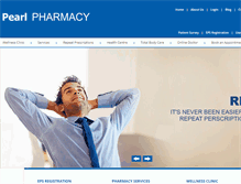 Tablet Screenshot of pearl-pharmacy.com